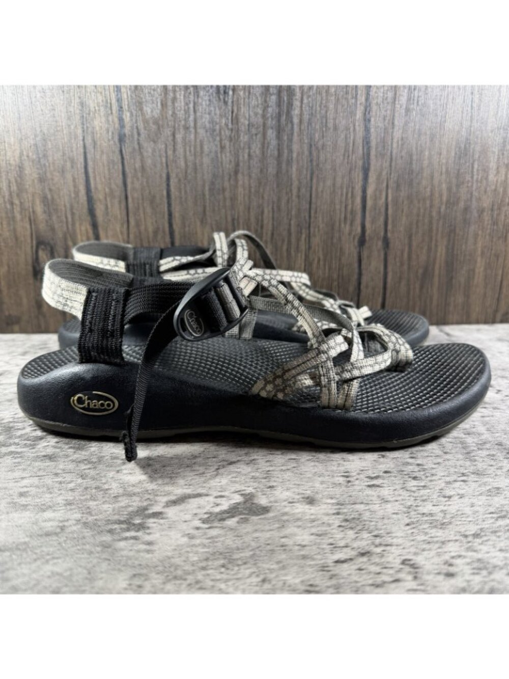 Chaco Women's ZX/2 Yampa hiking sports sandals in Light Beam Gray Size 11 - Picture 4 of 9